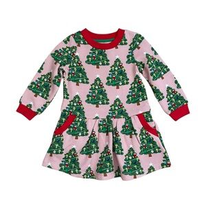 NWT Mini Boden Christmas Sweatshirt Dress